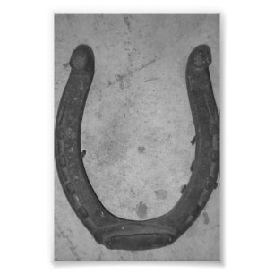 Letra alfabética Fotografia U4 Preto e Branco 4x6