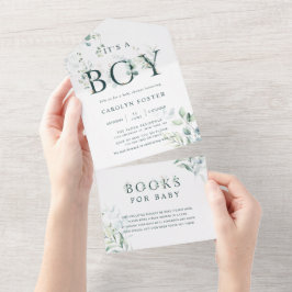 Letra botânica Chá de fraldas | Livros Para Bebê