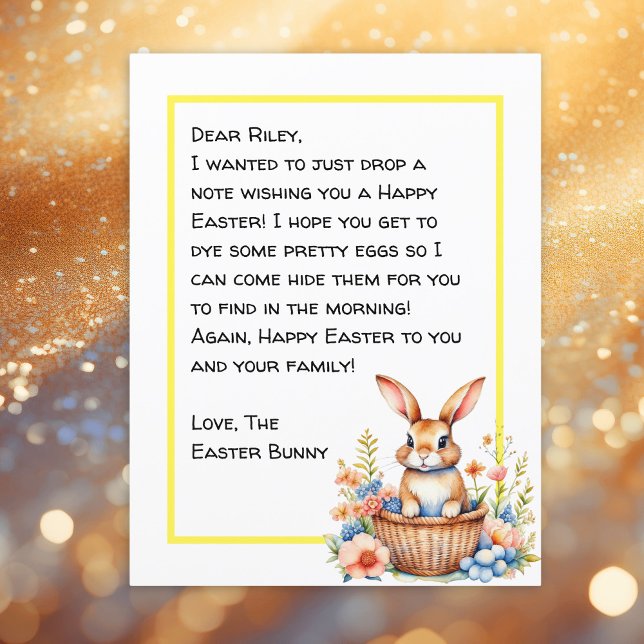 Letra Bunny Felz pascoa Personalizada (Criador carregado)