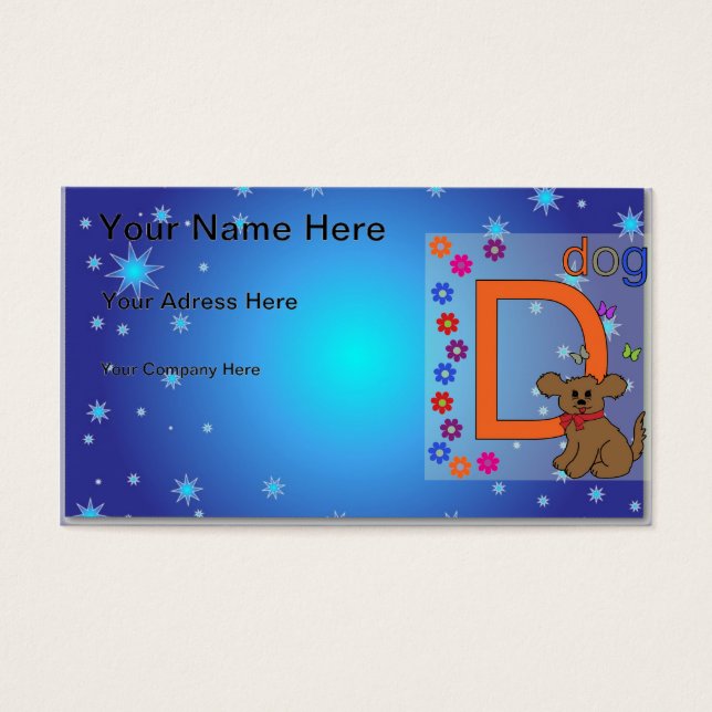 Letra Cachorro D (Frente)