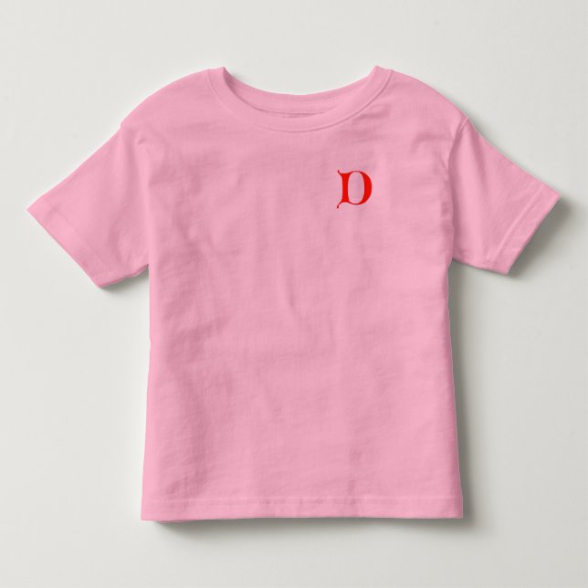 Letra D Camisa (Frente)