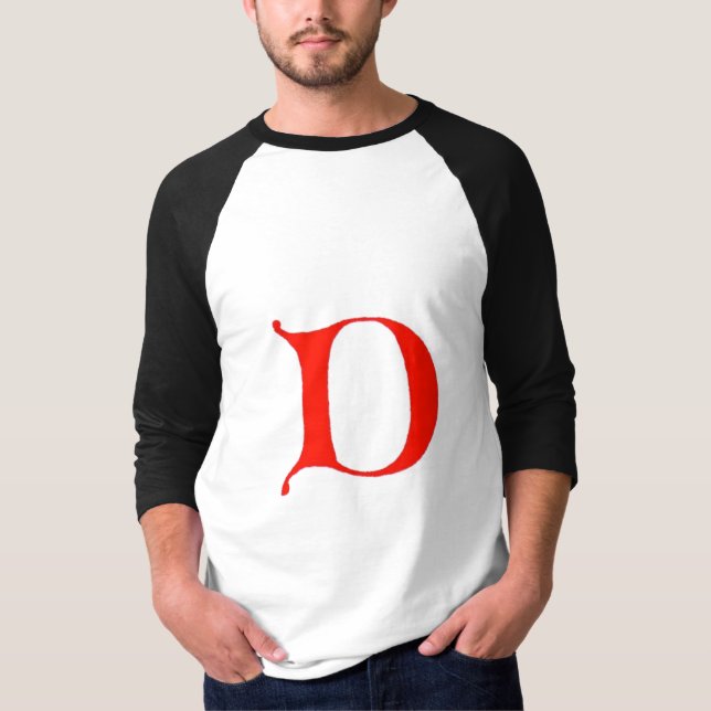 Letra D Camisa (Frente)