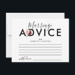 Letra de Flor | Cartões de Casamento Maroon<br><div class="desc">Estes cartões de aviso de casamento de marrom com letra de flor são a atividade perfeita para uma recepção ou chá de panela de casamento outono. A design apresenta um pequeno buquê de flores de burgundy e pêssego em tipografia ousada para um visual elegante moderno. O suporte apresenta pinceladas de...</div>