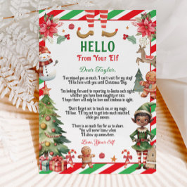 Letra de Natal de Regresso Brown Elf