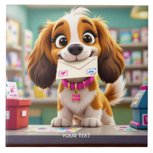 Letra de Posto Fantasy Cute Dog