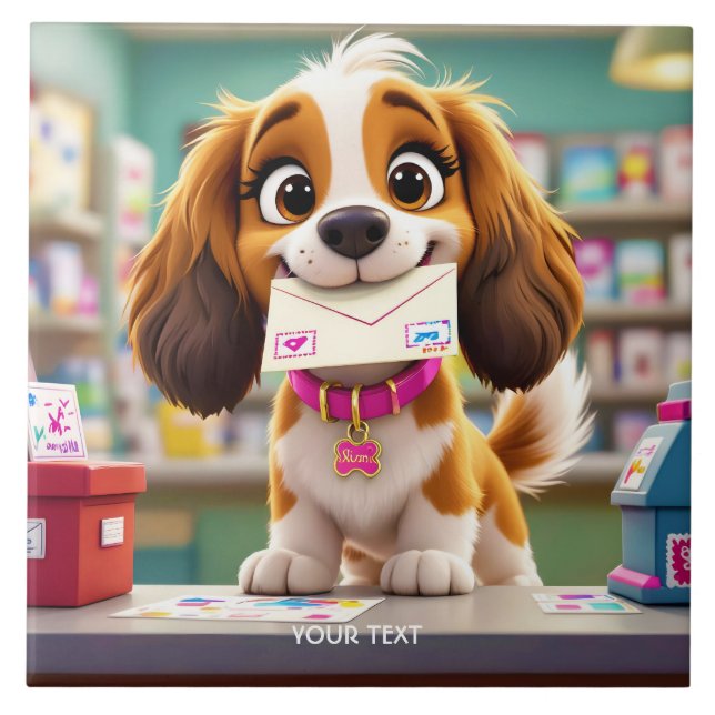 Letra de Posto Fantasy Cute Dog (Frente)