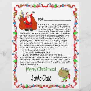 Letra do papai noel