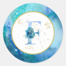 *~* LETRA F - Adesivo de envelopes náuticos de pra