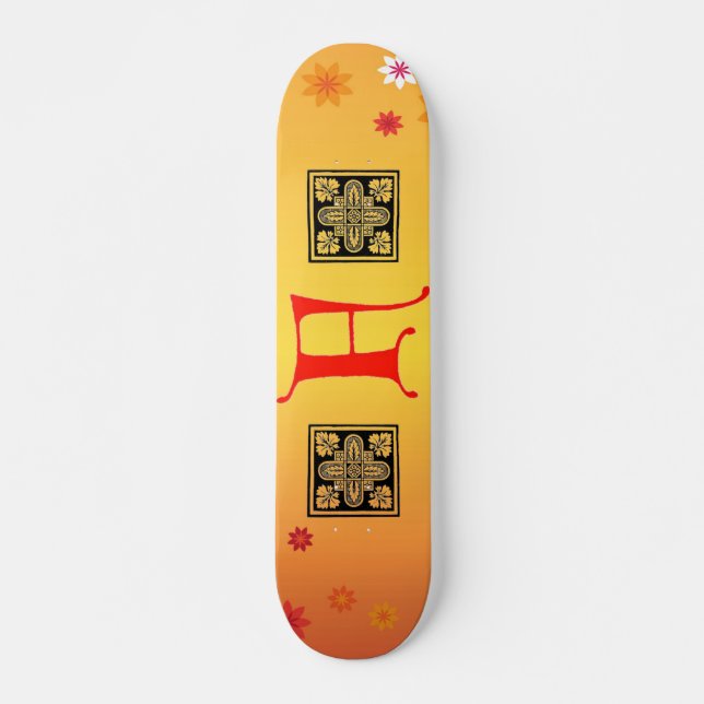 Letra F skateboard (Frente)