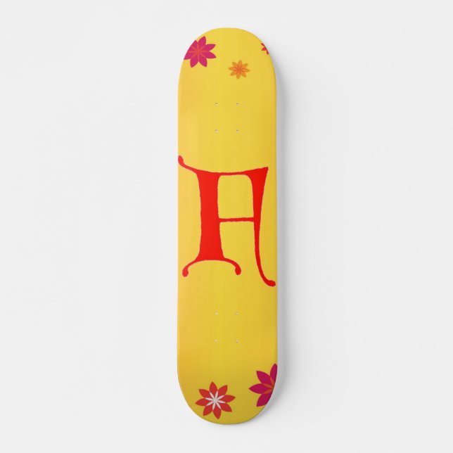 Letra F skateboard (Frente)