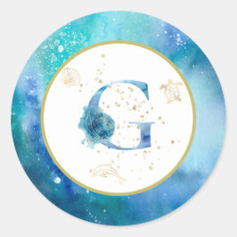 *~* LETRA G - Adesivo de envelopes náuticos de pra