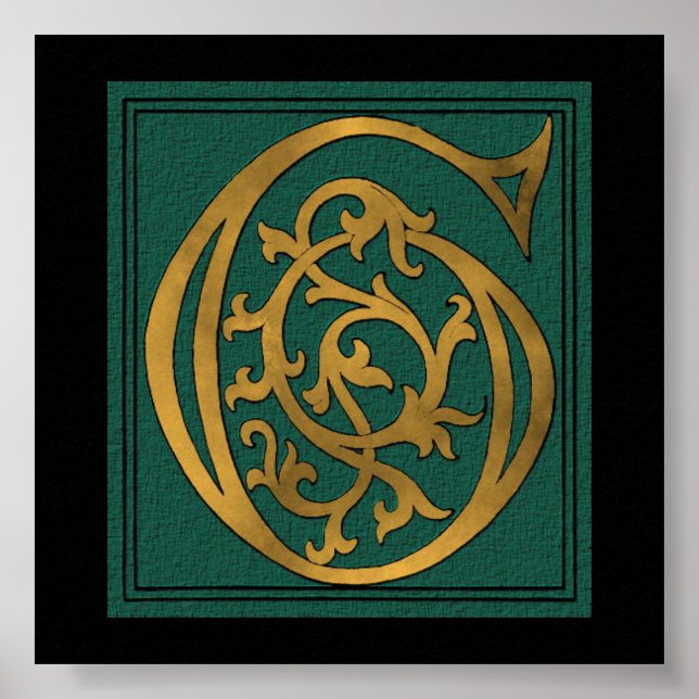 Letra G Poster (Frente)