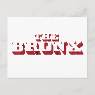 Letra grande Bronx Cartão postal