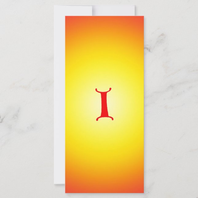 Letra I - Marca do Livro (Frente)