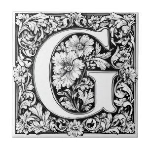Letra iluminada medieval G