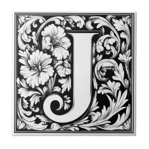 Letra Iluminada Medieval J