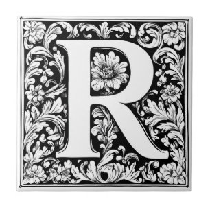 Letra Iluminada Medieval R