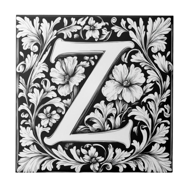 Letra iluminada medieval Z (Frente)