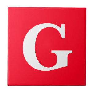 Letra inicial monograma branco branco simples