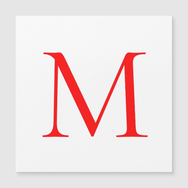 Letra inicial vermelha, monograma, monograma (Frente)