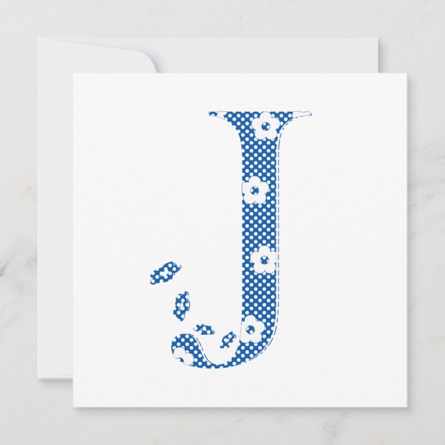 Letra J do padrão da ventoinha (azul) (Frente)