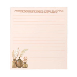 Letra JW escrevendo bloco de notas Boho