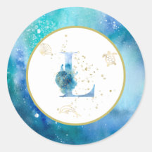 *~* LETRA L - Adesivo de envelopes náuticos de pra