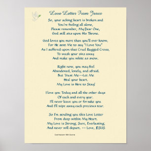 Letra Love de Jesus Poster