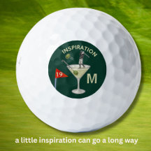 Letra Maiúscula de Cocktail Inspirador Divertido p