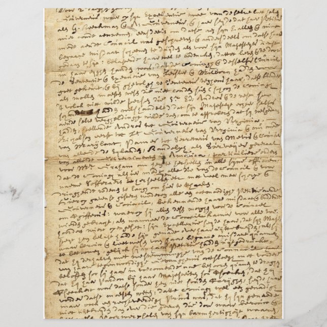 Letra Manuscrita Antiga em Papel Scrapbook (Frente)