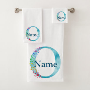 Letra O Monograma Conjunto inicial de presentes