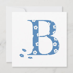 Letra padrão da ventoinha B (azul)