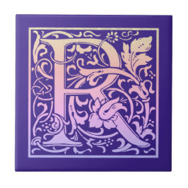 Letra R Colorida Gradiente da Primeira Letra Vinta