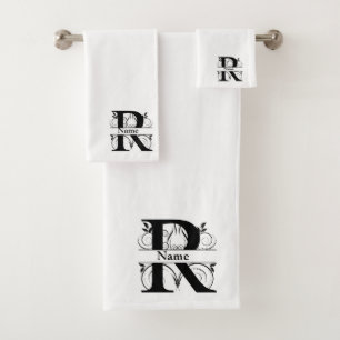 Letra R Monograma Conjunto inicial de presentes