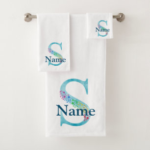 Letra S Monograma Conjunto inicial de presentes