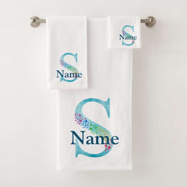 Letra S Monograma Conjunto inicial de presentes (Insitu)