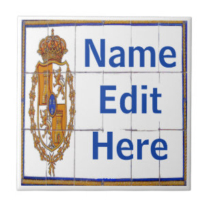 Letra Seal Espanhola e Azulejos do Número Casa