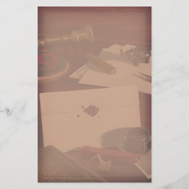 Letra selada em artigos de papelaria antigos da (Frente)