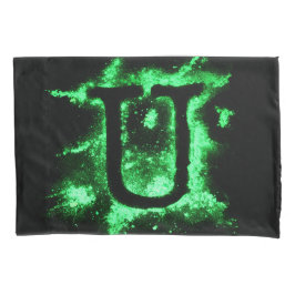 Letra U Verde Maiúscula Alfabeto