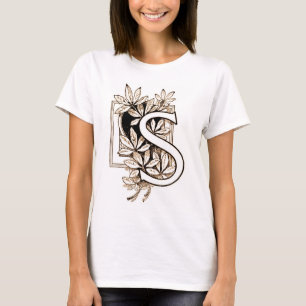 Letra Vintage 'S' Collage - Camisa