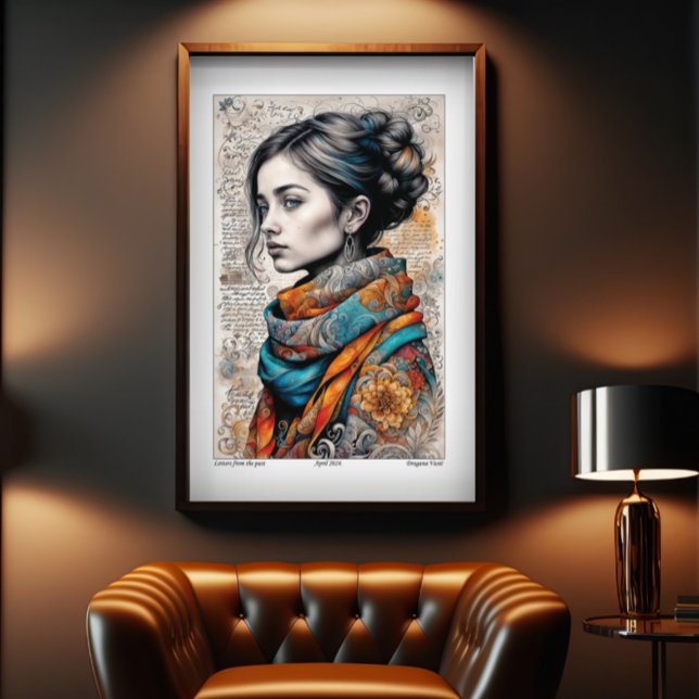 Letras Do Passado - Impressão de Papel (Criador carregado)