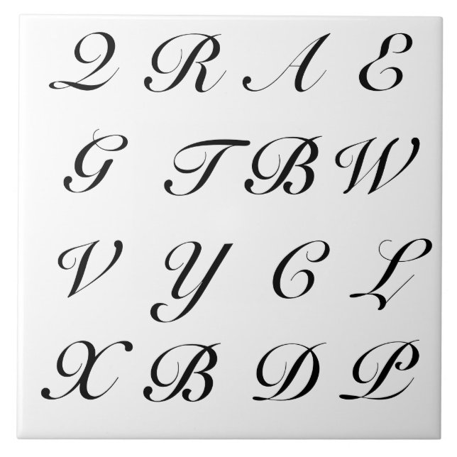 Letras do Scrabble (Frente)