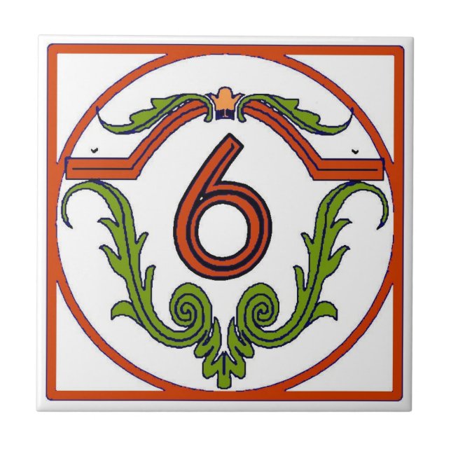 Letras Espanholas Vermelhas 6 (Frente)