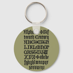 Letras Góticas Chaveiro