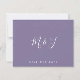 Letras Iniciais Casamento Lavanda Salve a Data