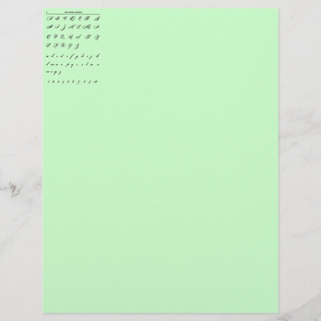 Letreiro Cursivo (Frente)