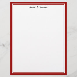 Letreiro Personalizado Branco Vermelho Profundo Si