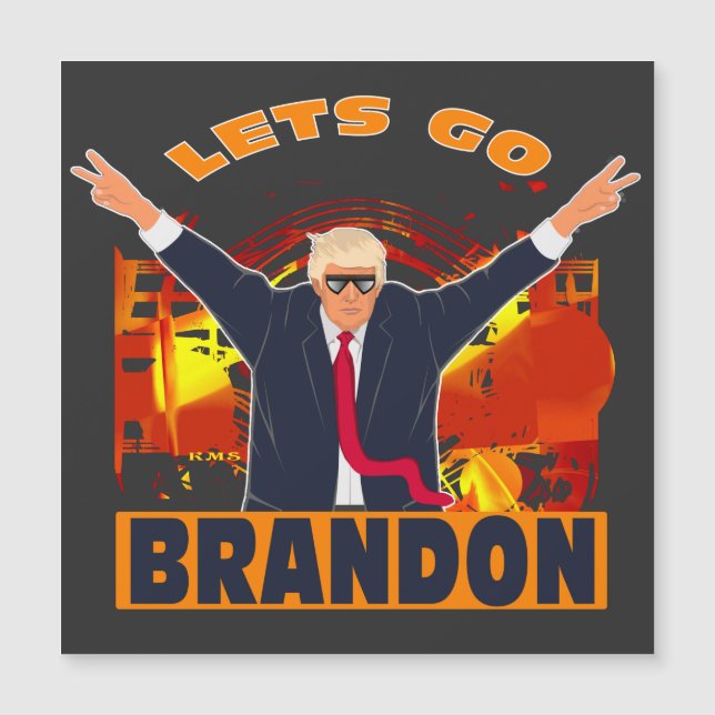 Let's Go Brandon Funny Anti Biden Trump Political  (Frente)