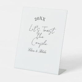 Let's toast the couple engagement wedding party ye