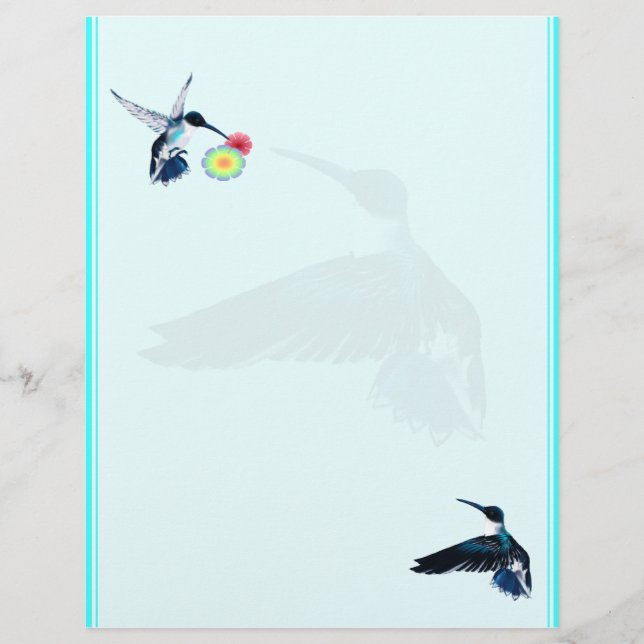 Letterhead 11x8.5 Para O Amor Às Aves Humanas (Frente)